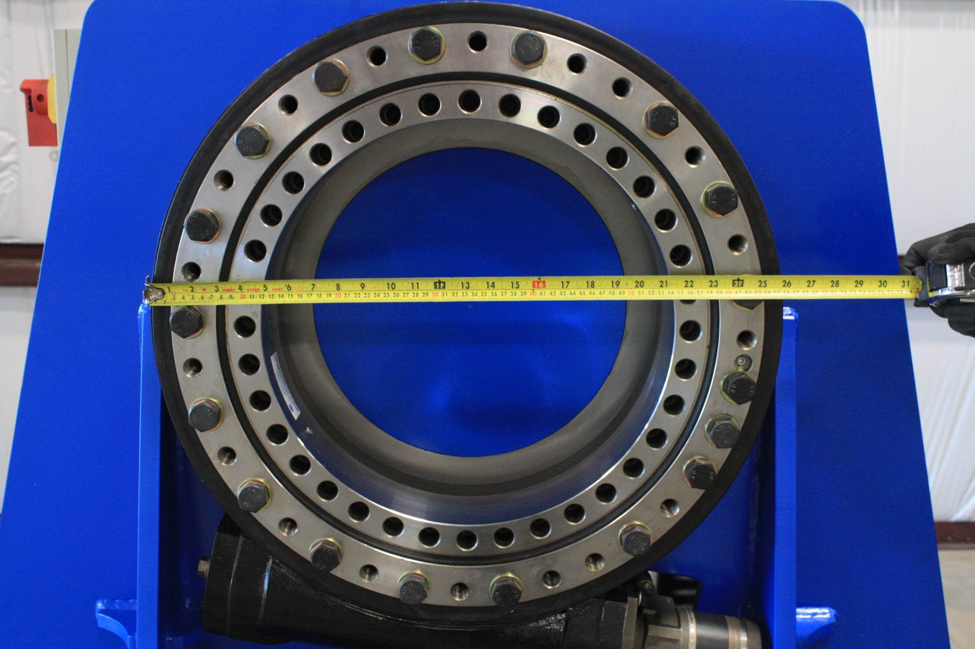 Kinematics KMI Slewing Bearing Hydraulic Worm Gear Drive Rotary Indexer