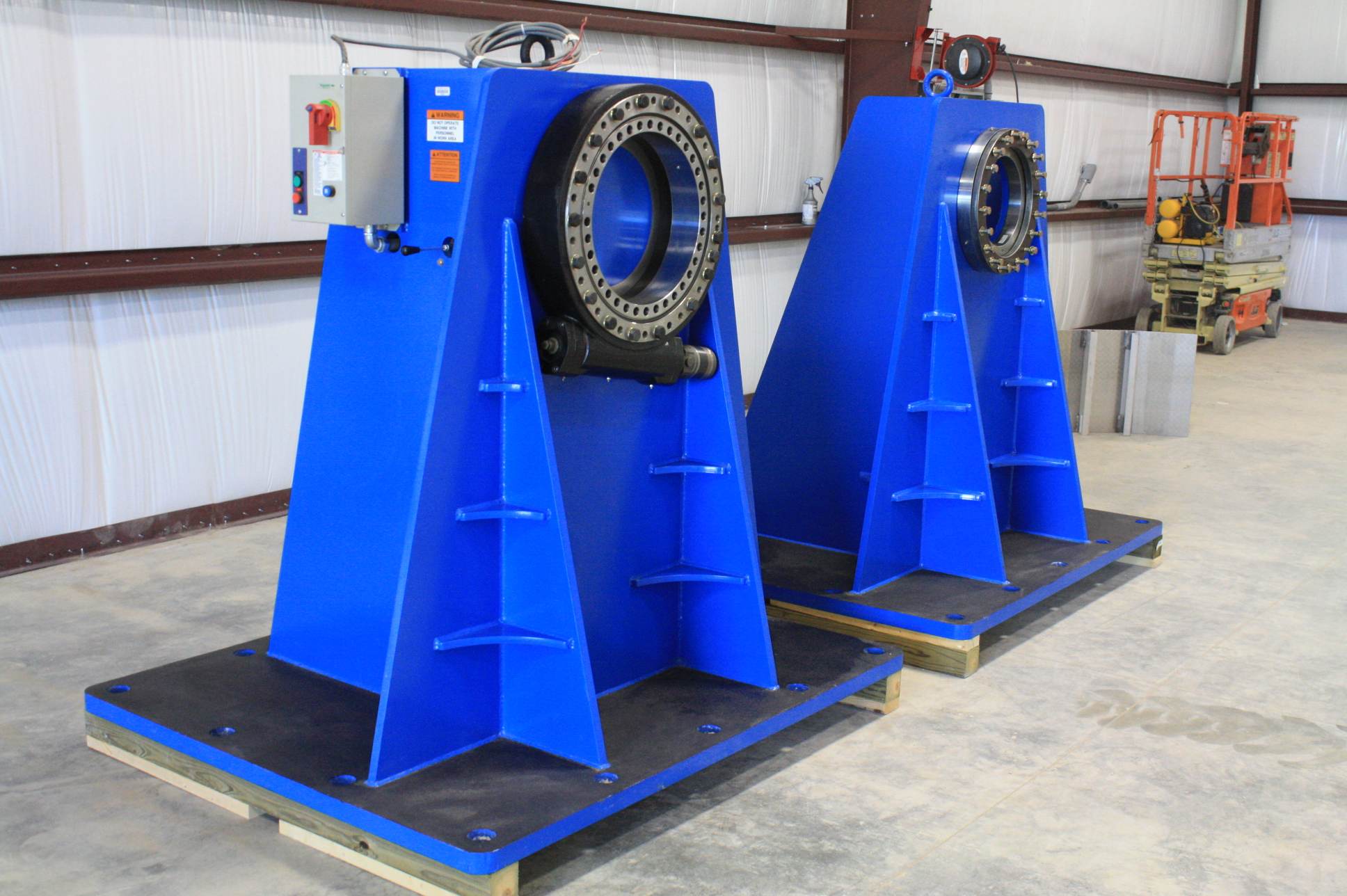 Kinematics KMI Slewing Bearing Hydraulic Worm Gear Drive Rotary Indexer