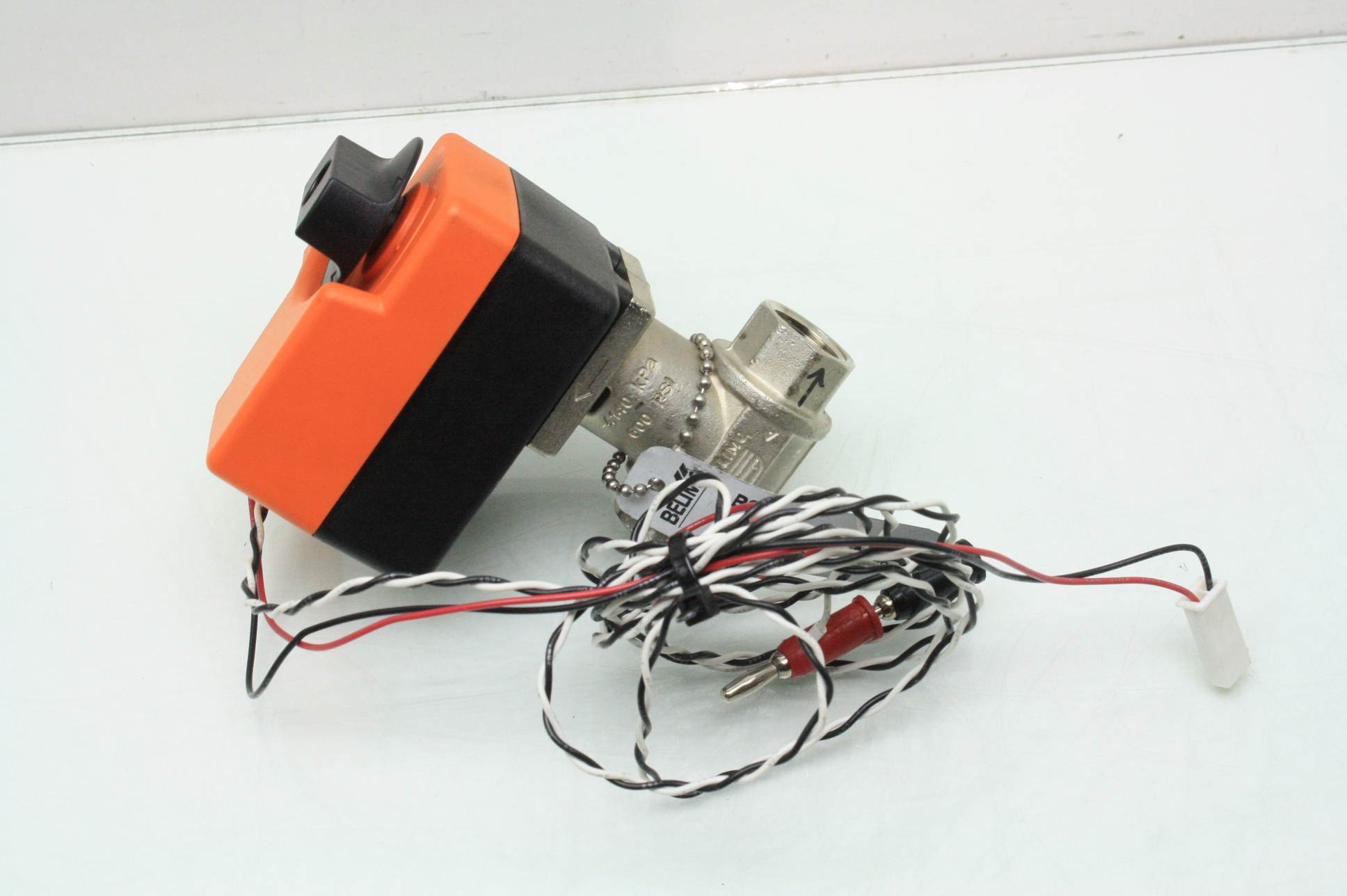 Belimo B313B+TR24SRT US 3 Way 1/2" Brass Ball Valve 600 PSI with