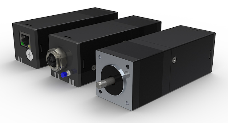 New integrated motors feature Power over Ethernet (PoE) for space