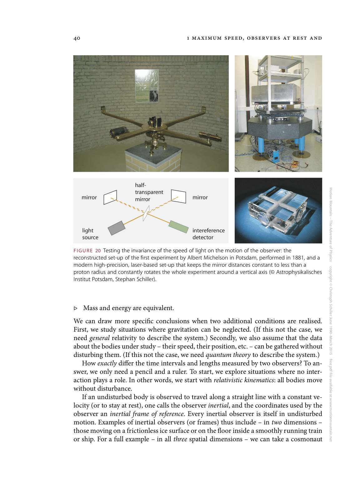 Motion Mountain Relativity Volume II of The Adventure of Physics
