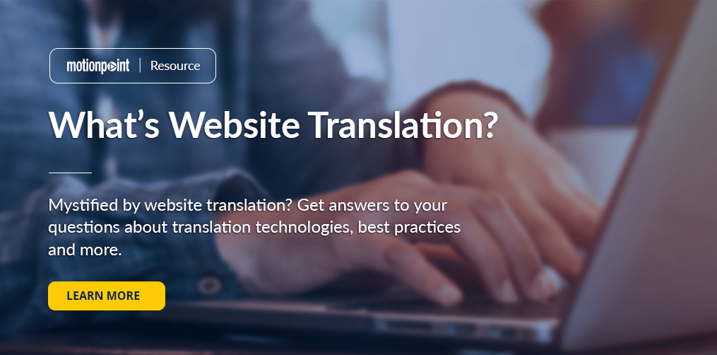 What’s Website Translation? MotionPoint