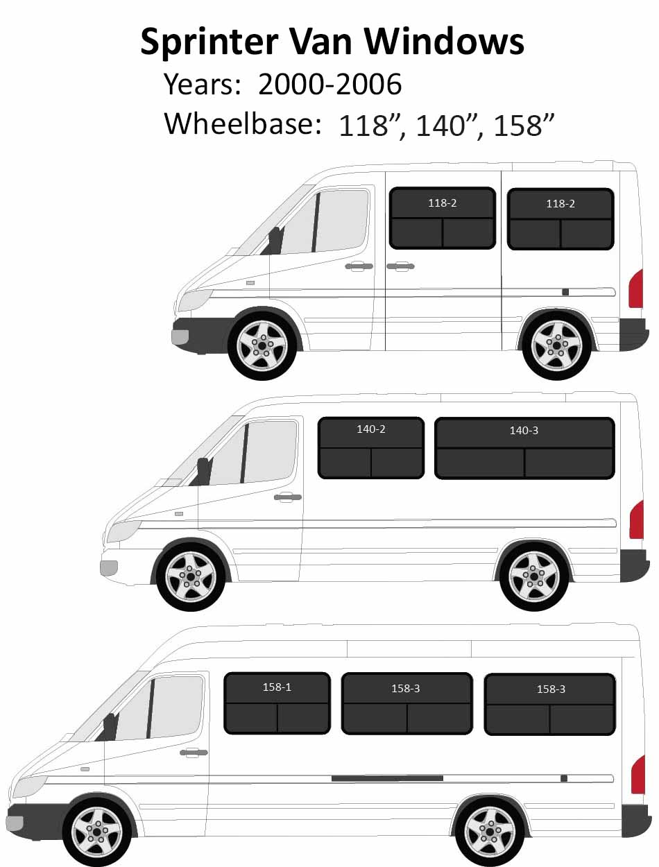 Sprinter Van Conversion Windows (First Gen 20002006)