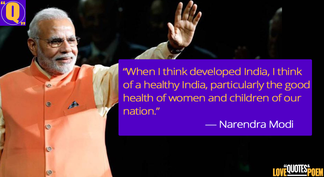 20+ Narendra Modi Quotes Famous Prime Minister of India