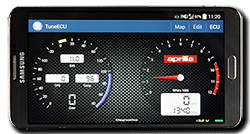 Aprilia ETV1000 TuneECU Android App - review | Moto-Abruzzo
