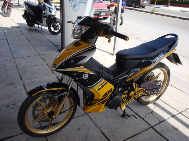 Project bike. Spiliotis-Yamaha Crypton X 135: Α very angry Crypton