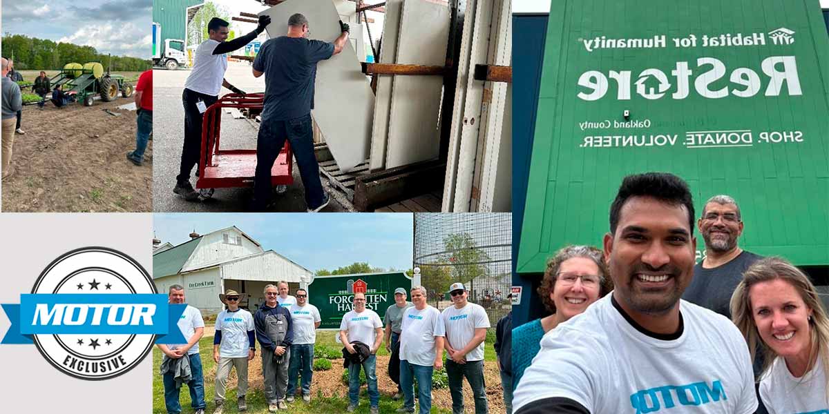 MOTOR in the Community: Habitat for Humanity ReStore, United Way Book