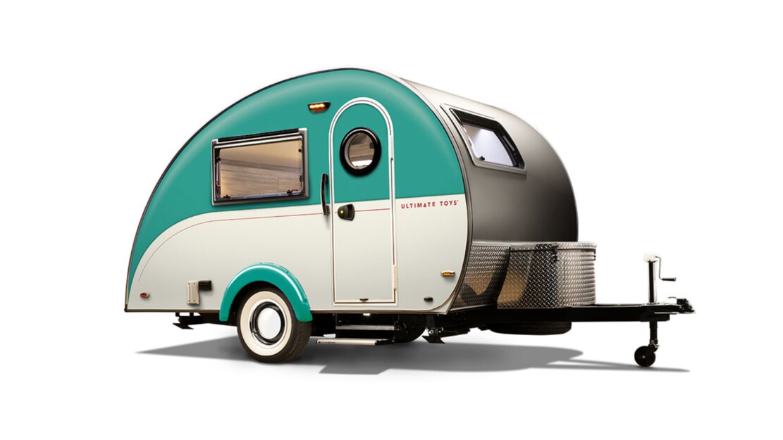 This Quirky Teardrop Trailer Has Everything You Need, Like a Toilet and