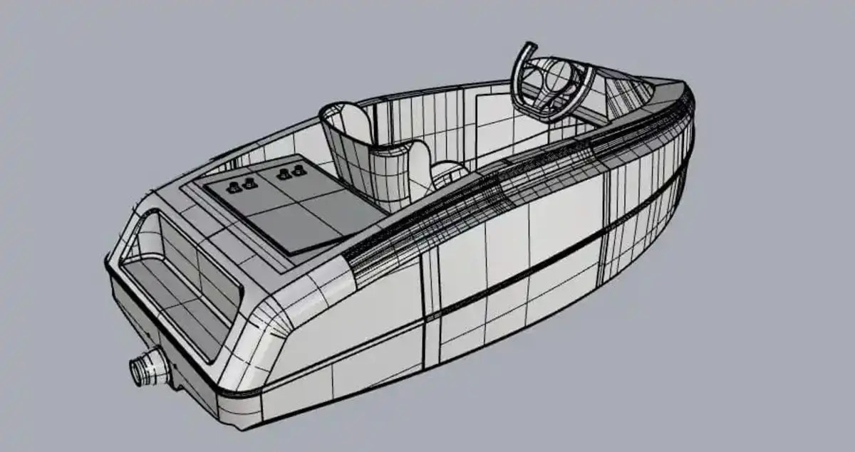 Electric Mini Jet Boat Delivering Summer Fun