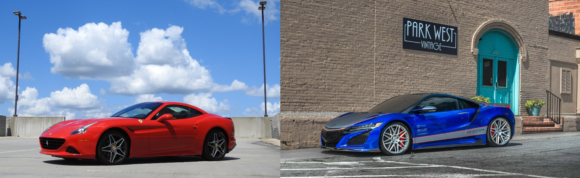 Ferrari and Acura