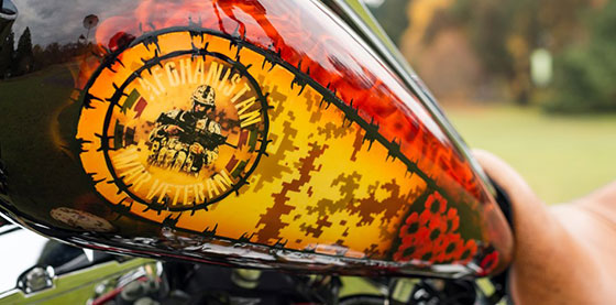 Orange Custom Motorcycle Paint Jobs