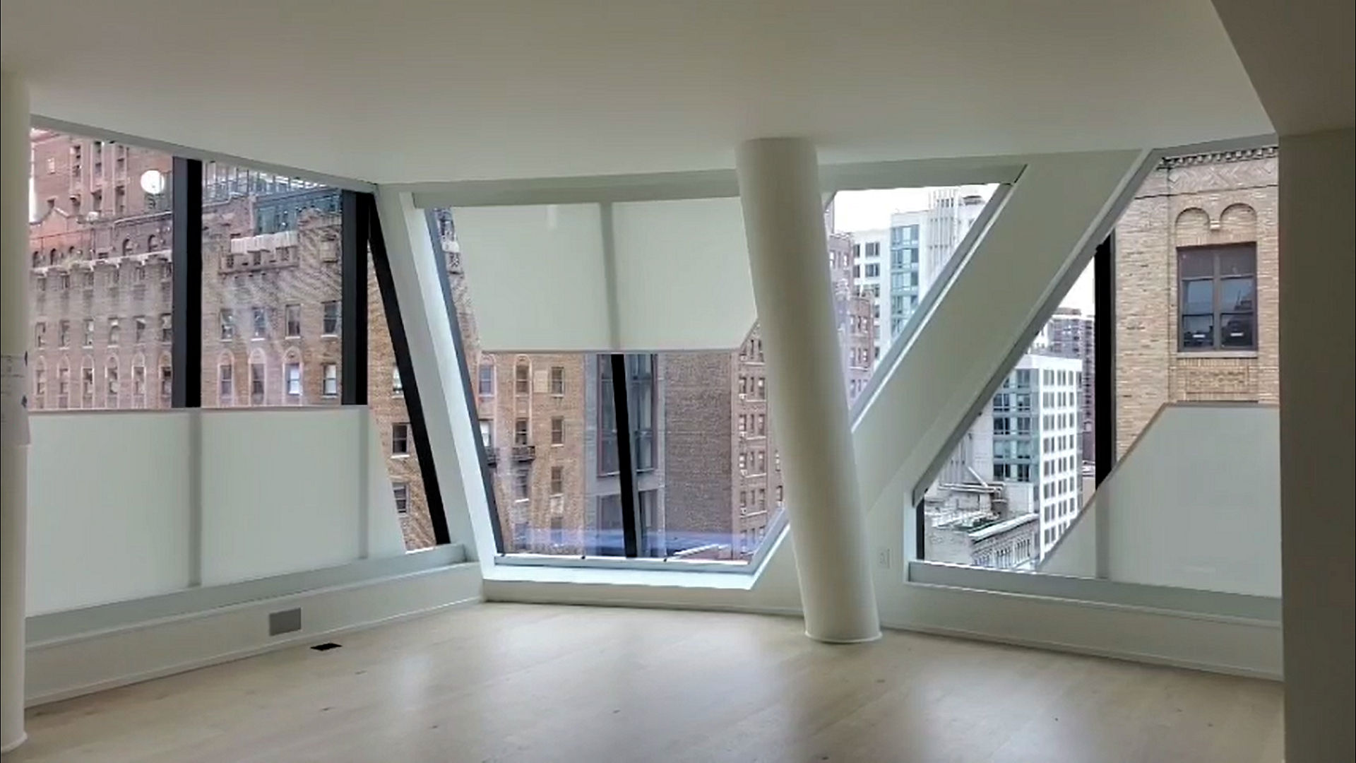 Angled Roller Shades DEL Motorized Solutions Inc.