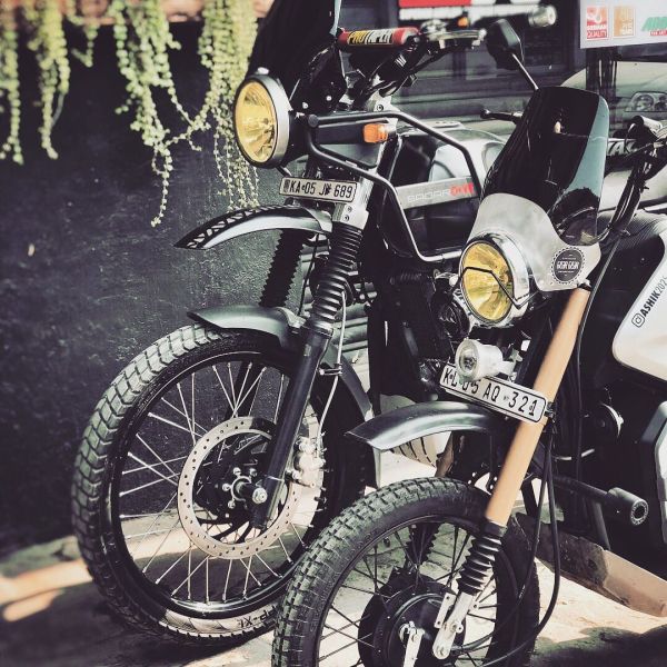 Honda Navi To Royal Enfield Himalayan Customisation (1)