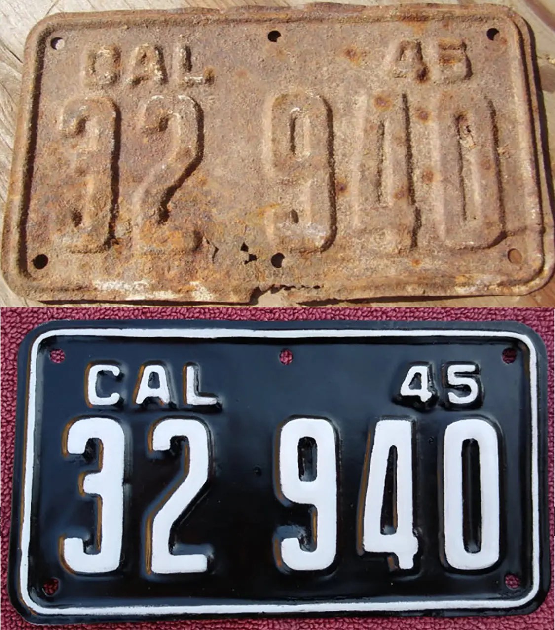 The Beauty of Antique Plates Restoring Vintage License Plates to Perfection Motortopia