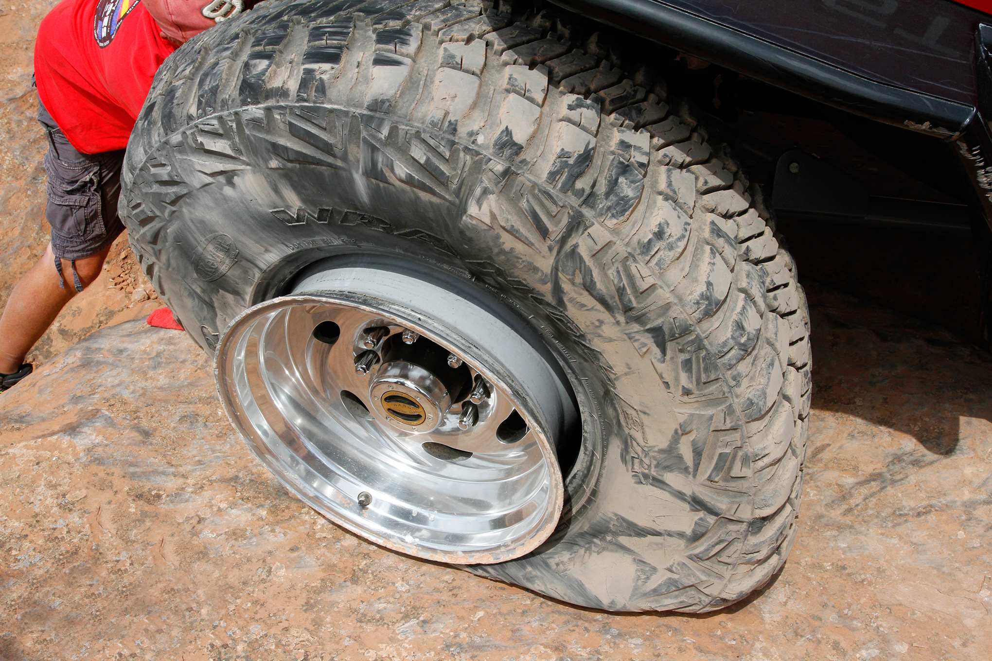 Reseating A Blown Tire