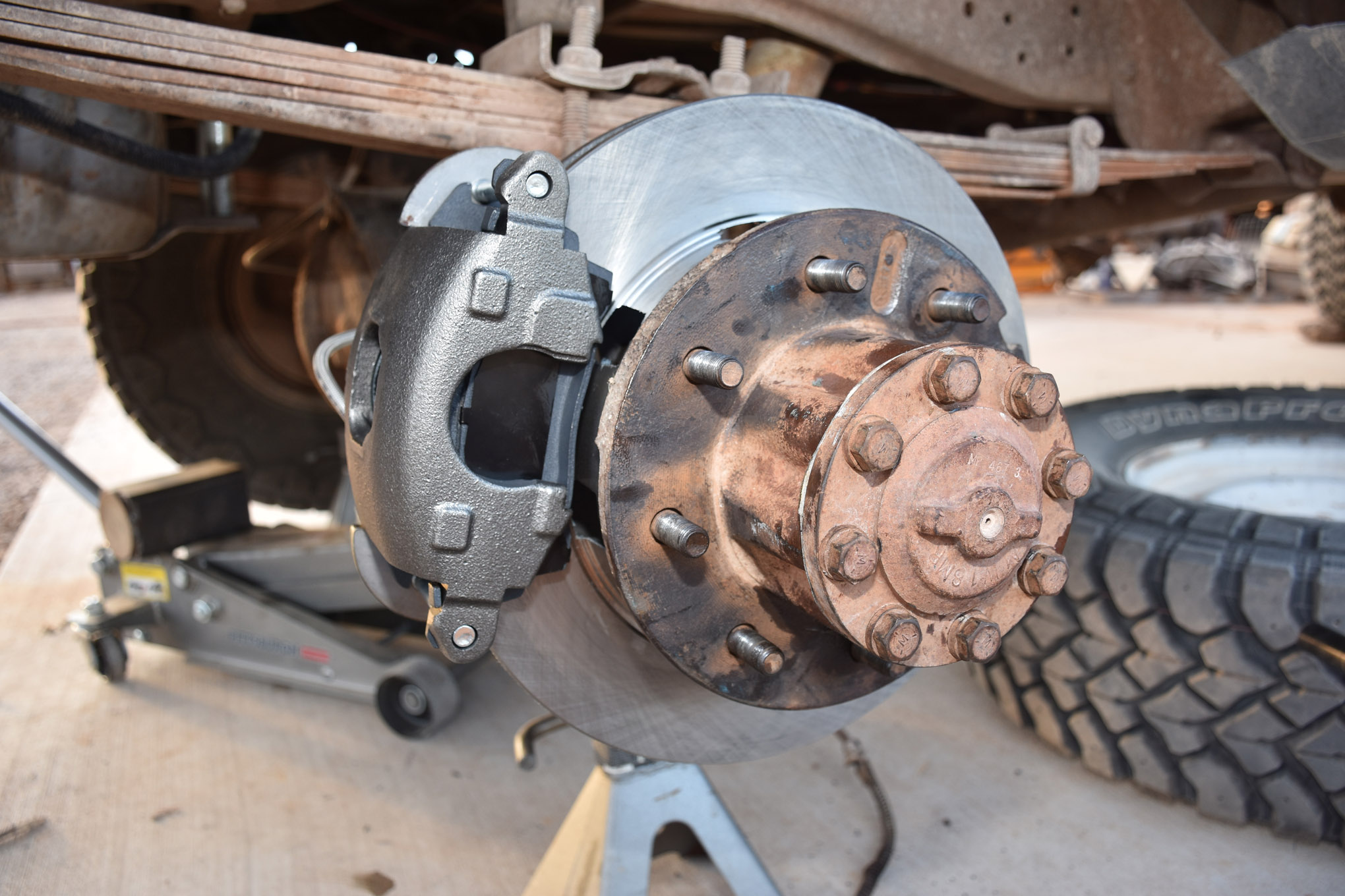 Dana 60 Rear Disc Brake Swap