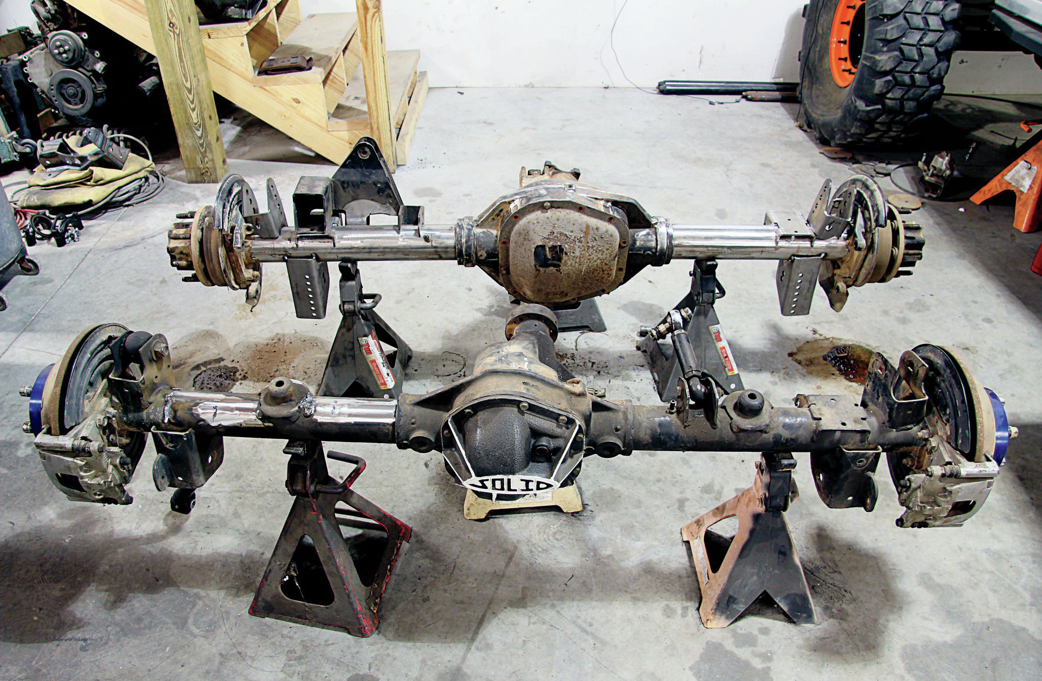 Jeep Wrangler JK Junkyard Axle Swap Part 2