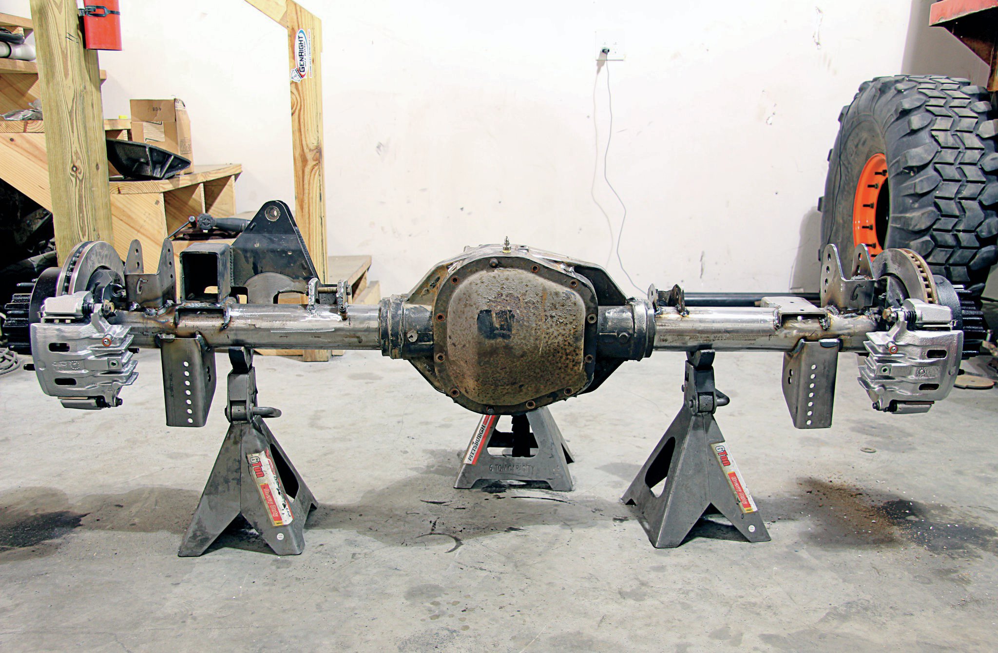 Jeep Wrangler JK Junkyard Axle Swap Part 2