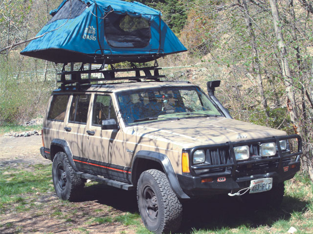 1994 Jeep Cherokee Jeep Rooftop Tent 4 Wheel Drive & Sport Utility