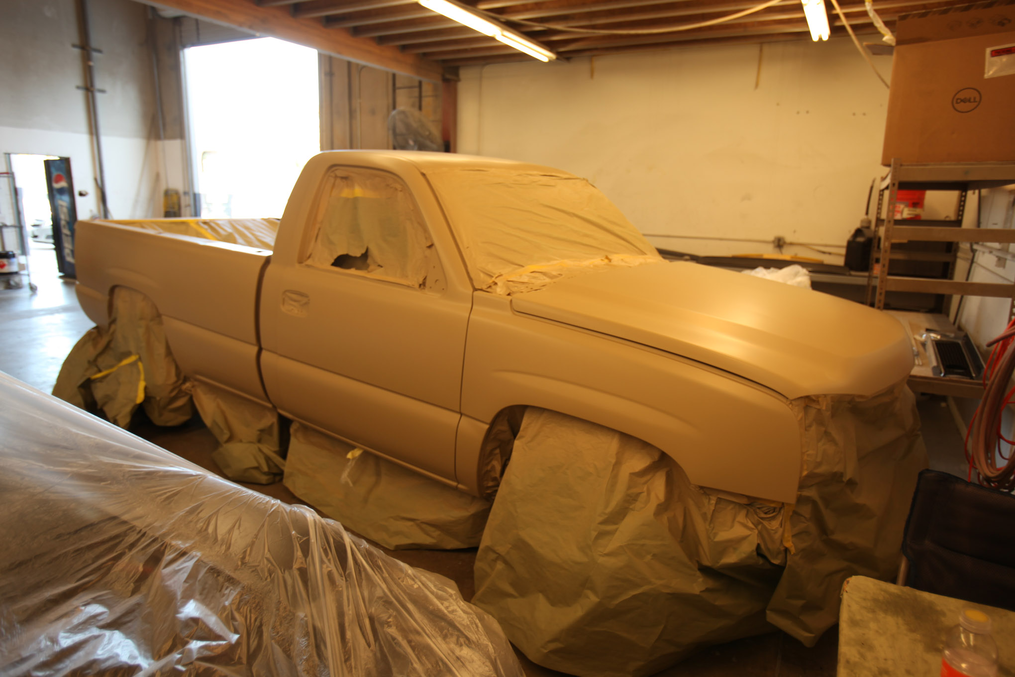 Custom truck paint job with Auto Air Colors, LMC Truck on 2003 Chevy
