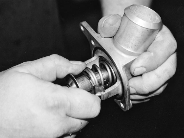 The Thermostat Housing On A Corvette LS1 Shark Engine Vette Magazine