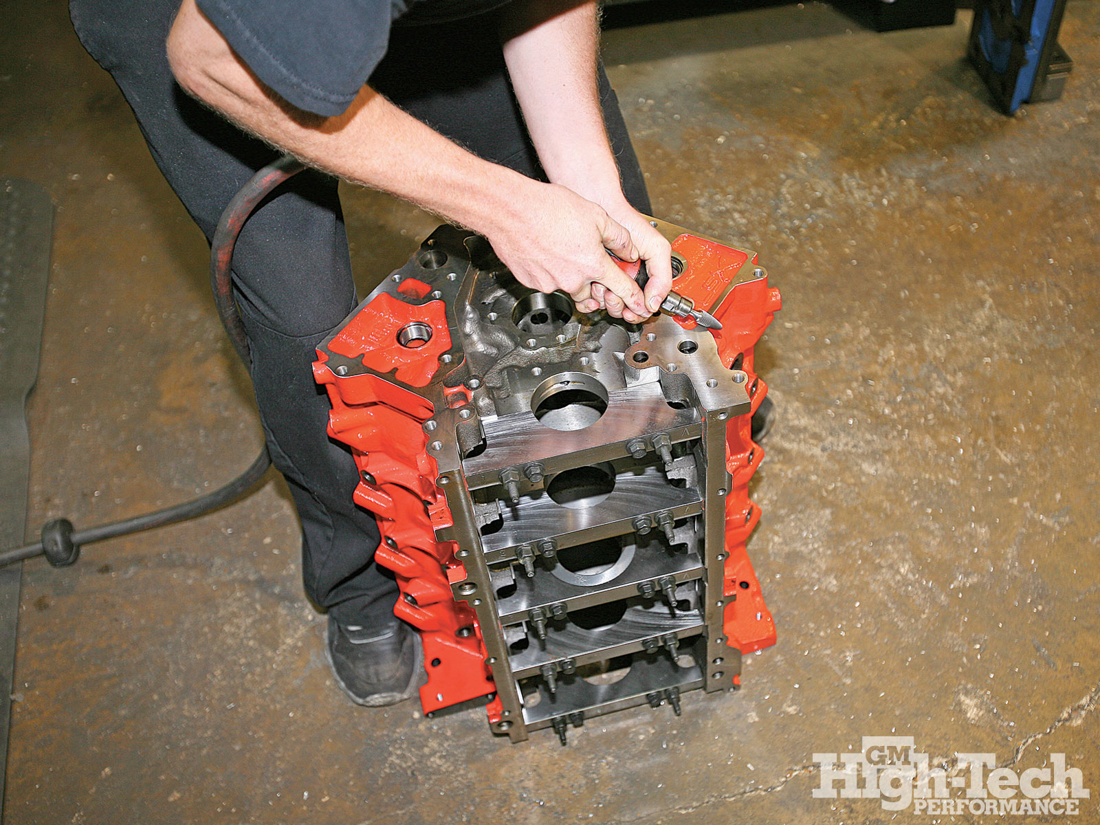 GMPP LSX 451 Engine Block Machine Work Eye Of The Tiger