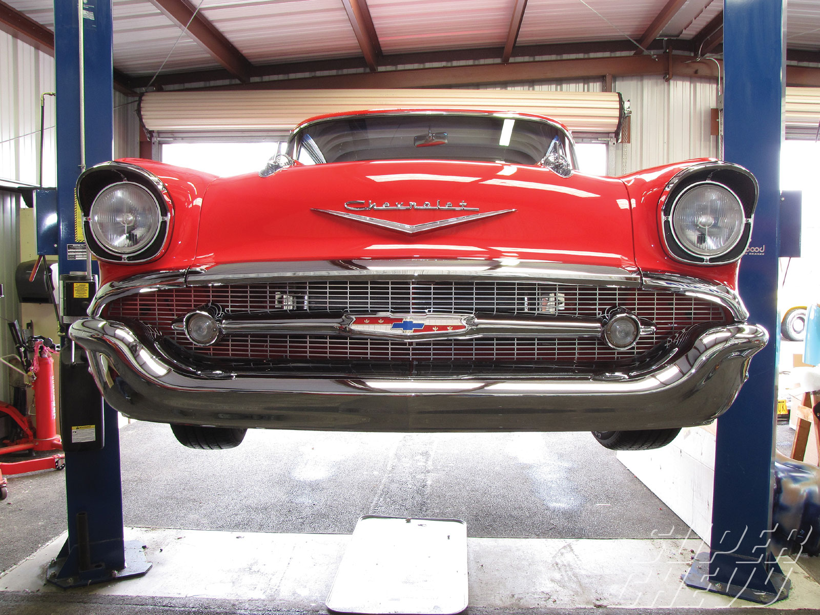 1957 Chevrolet Bel Air Danchuk Smoothie Bumper and Grille Install