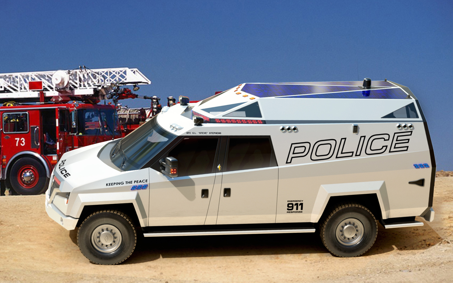 Carbon Motors Introduces TX7 Tactical Vehicle