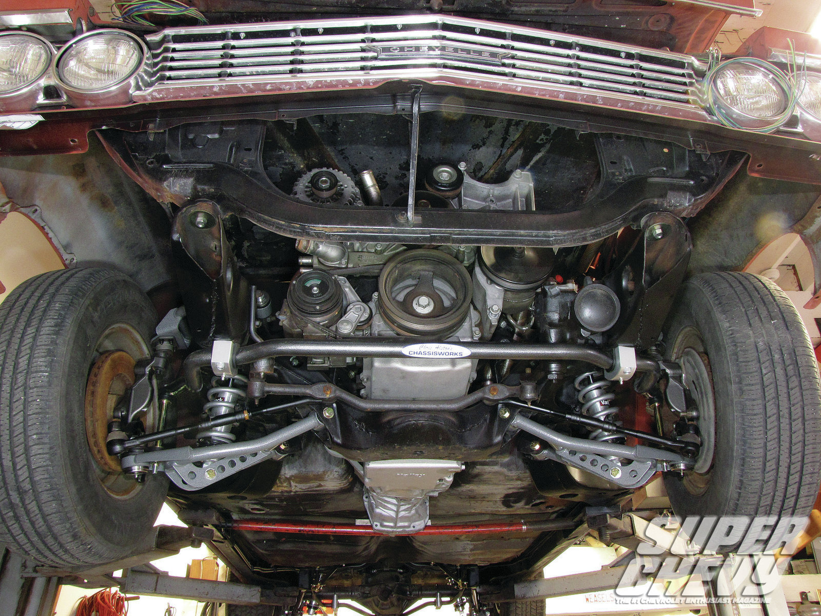 Coilover Suspension Installation 1966 Chevrolet Chevelle Corner