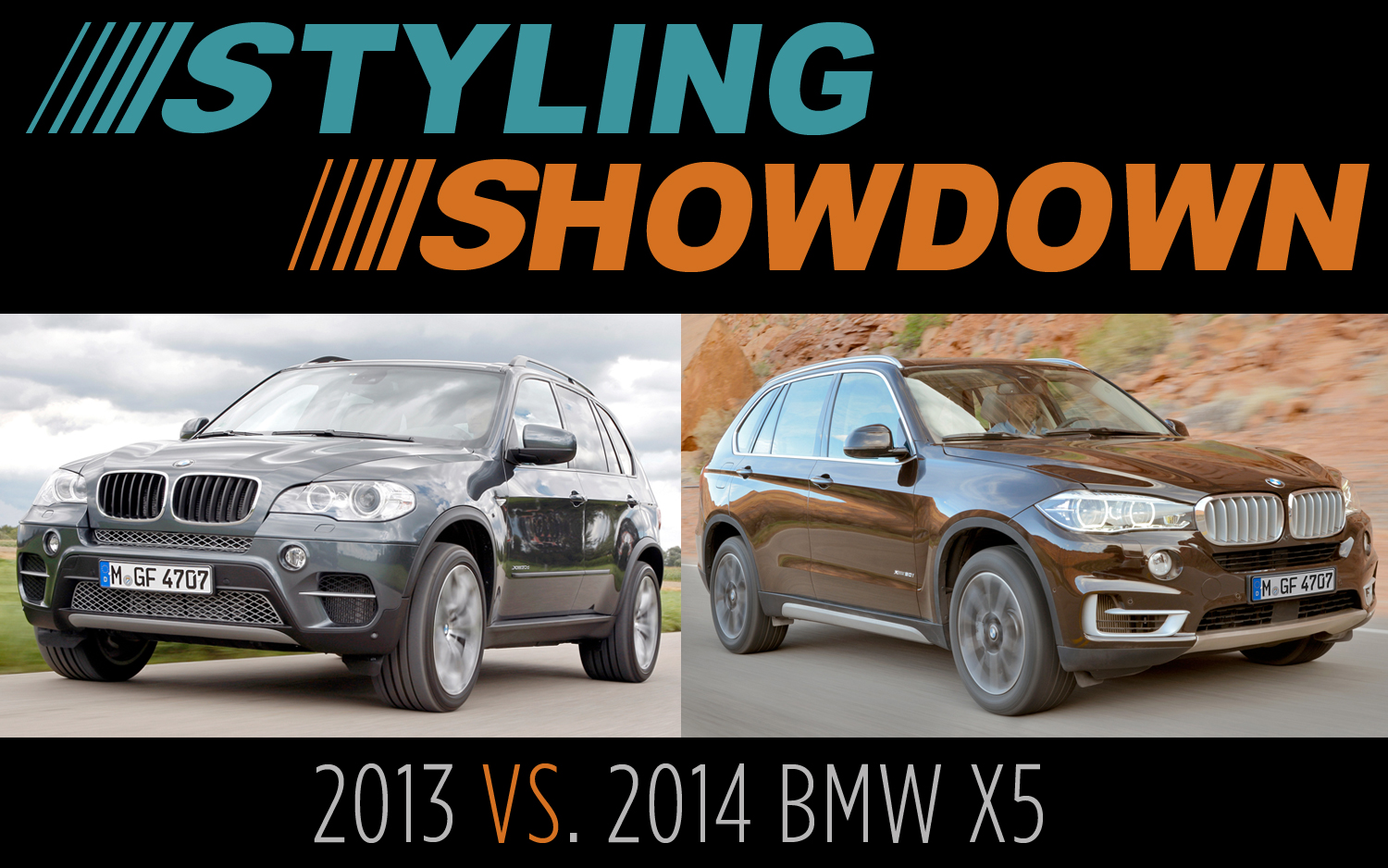 Styling Showdown 2013 vs. 2014 BMW X5
