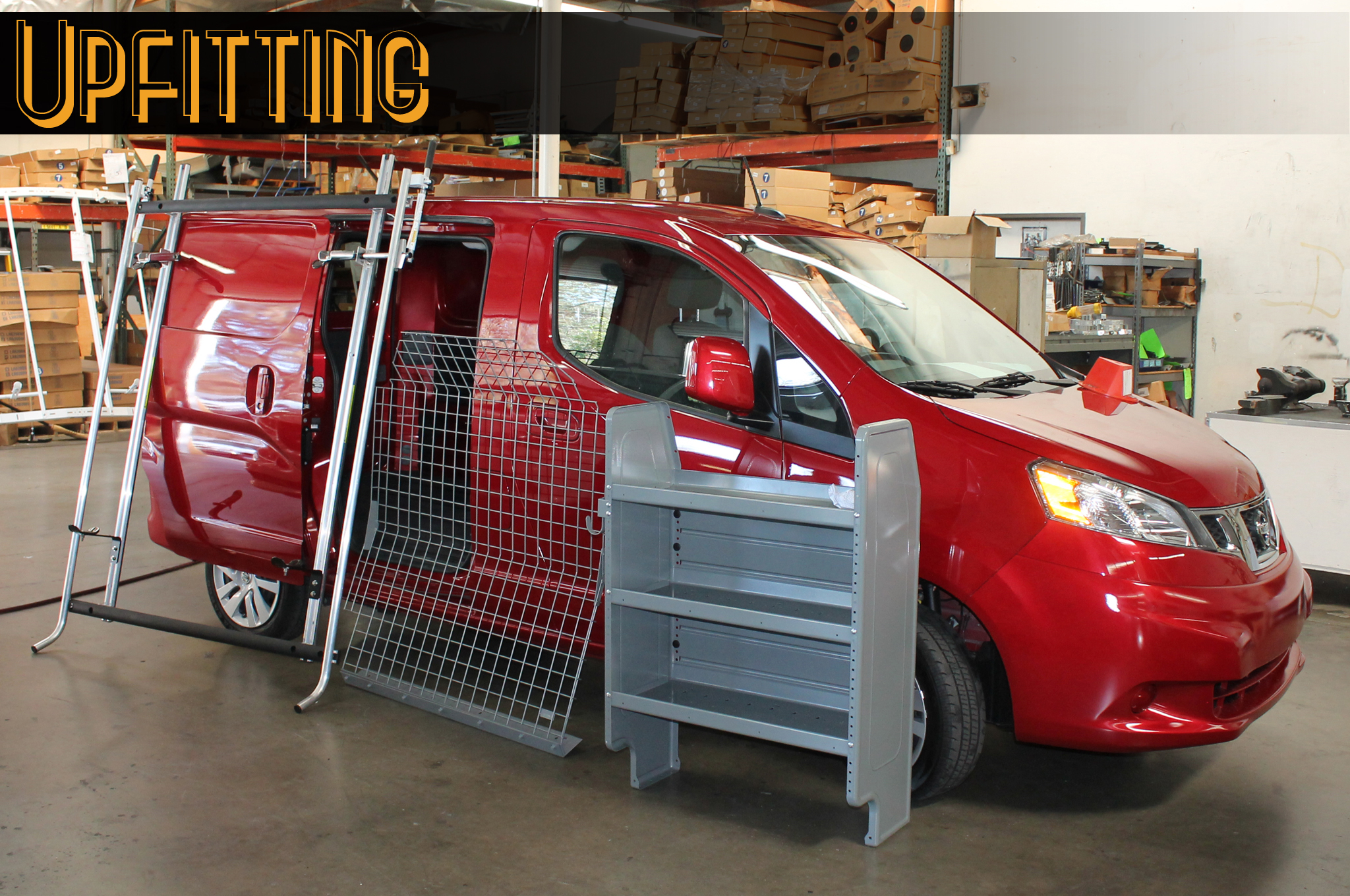 Nissan NV200 Adrian Steel Cargo Management Tech Install