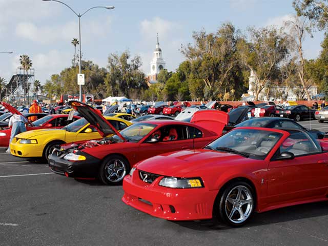 21st Annual Ford Car Show At Knotts Berry Farm Muscle Mustangs & Fast