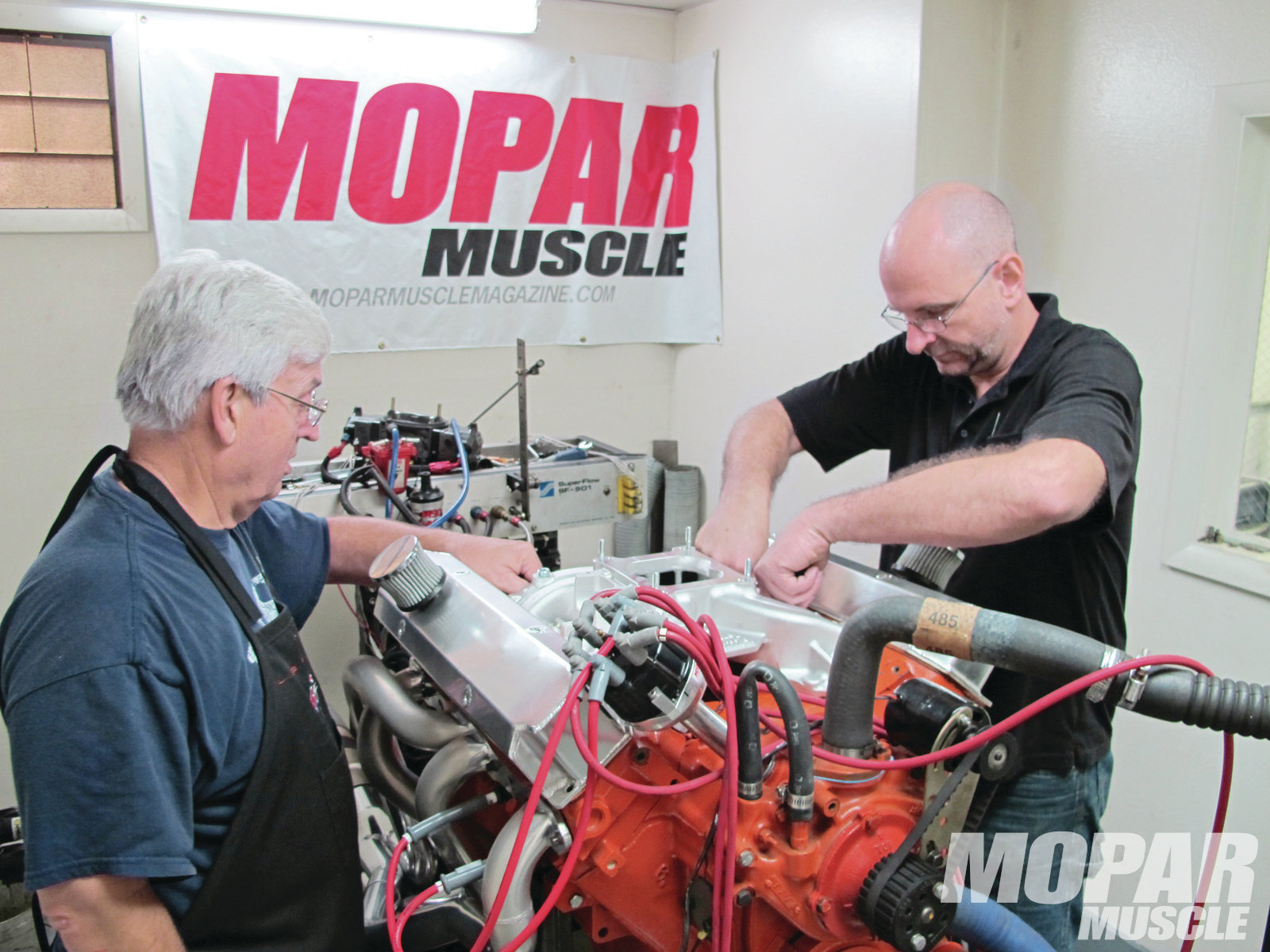 Analyzing Six Different Intakes on Our 440 Dyno Engine Mopar Muscle