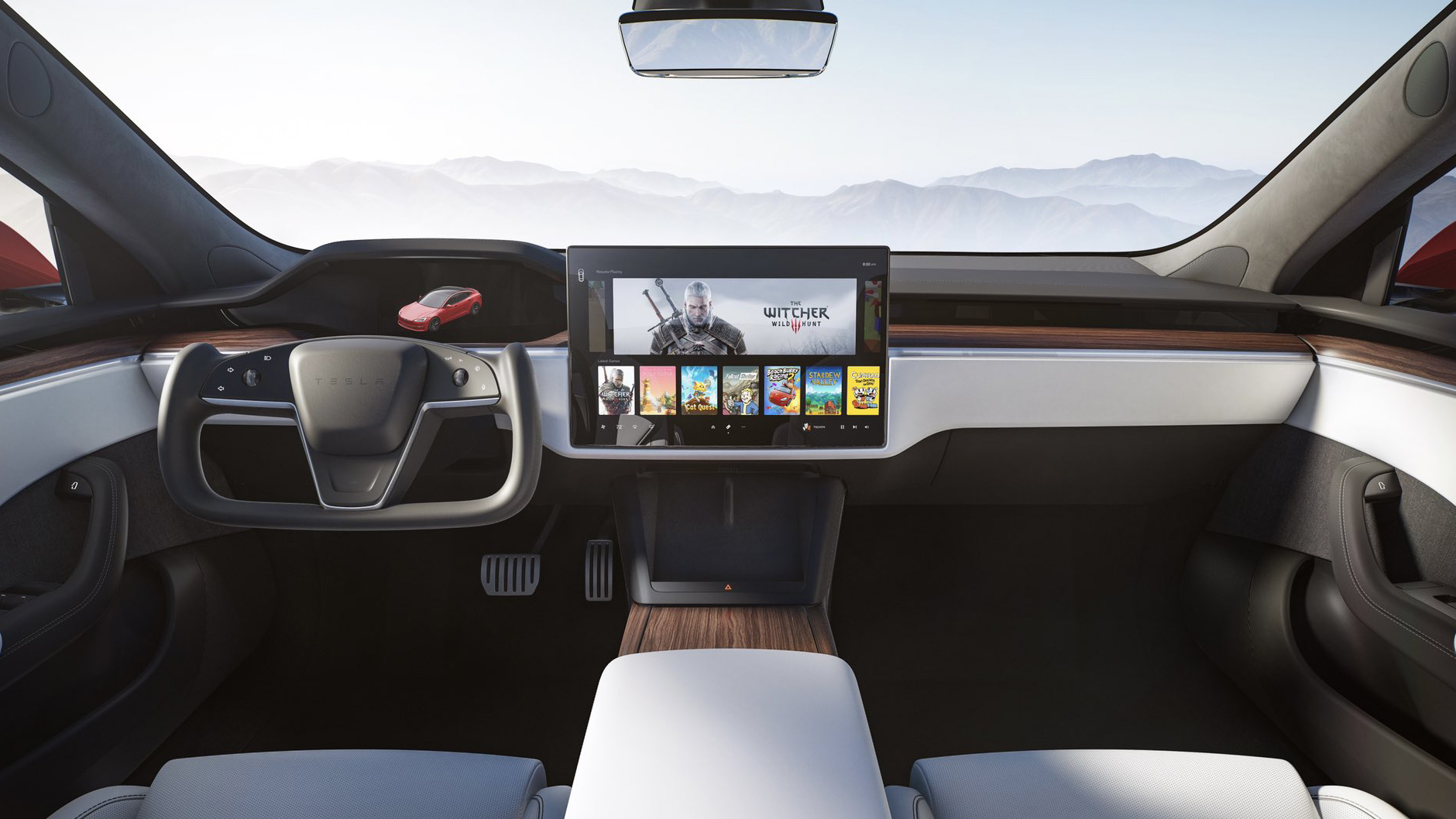 Tesla Model X Steering Wheel