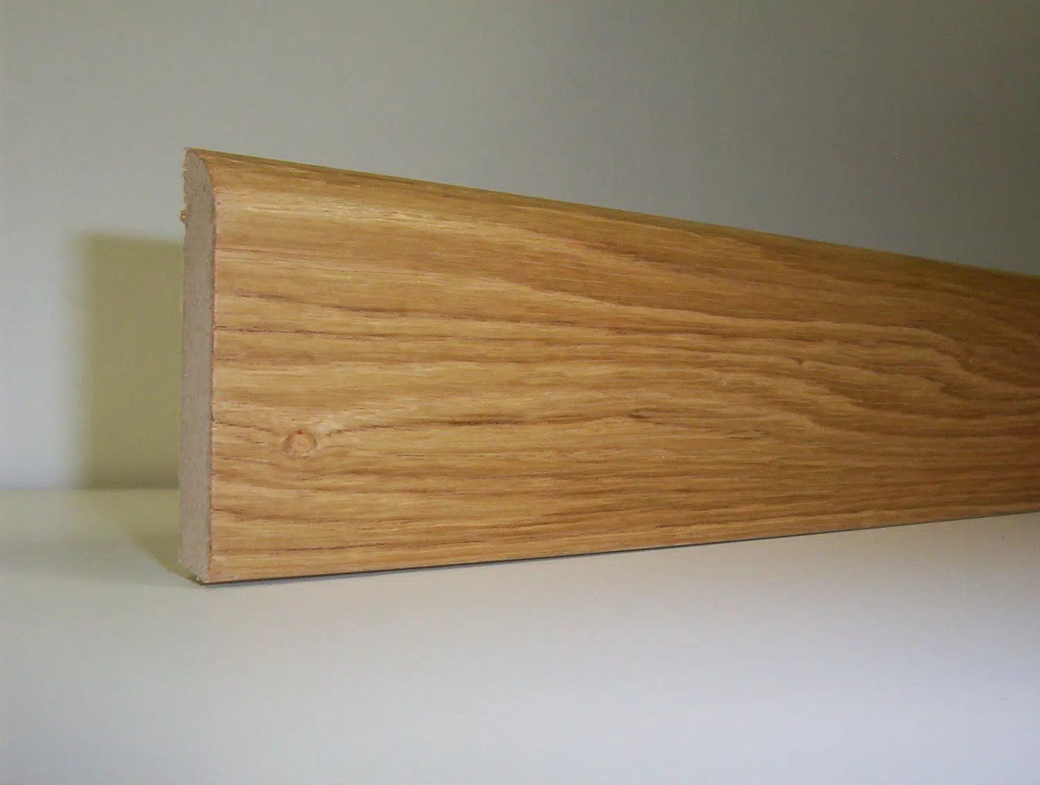 Plinthe Placage Chene 13 X 70 Mm 1 Arrondi