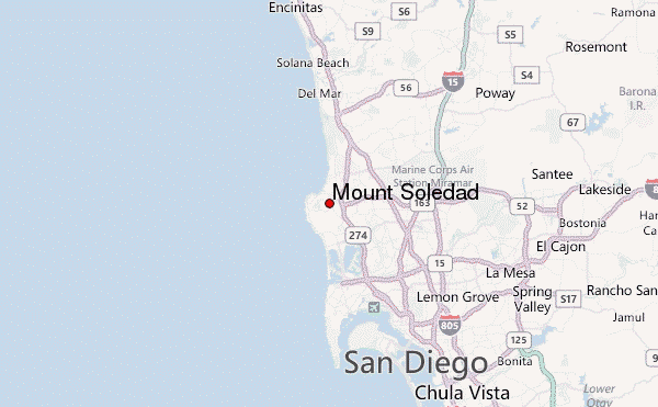 Mount Soledad Mountain Information