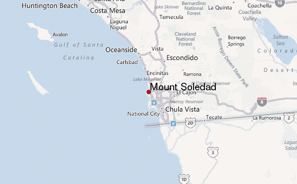 Mount Soledad Mountain Information