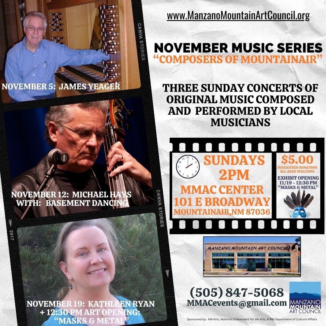 MMAC November Music Series Composers of Mountainair