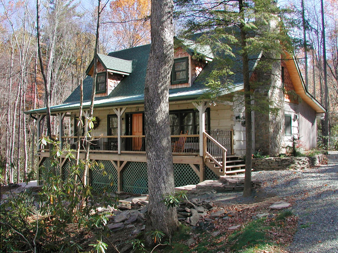 Blowing Rock Log Home Mountain Construction