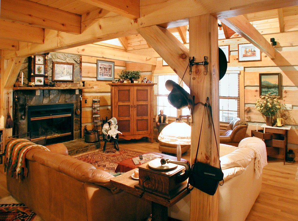 Blowing Rock Log Home Mountain Construction