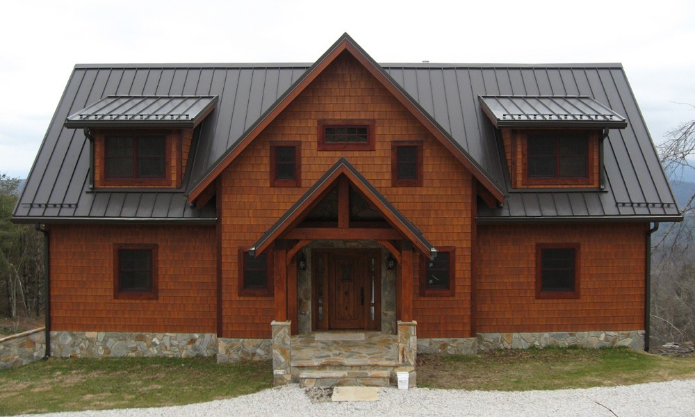 Timber Frame Hybrid, NC Mountain Construction