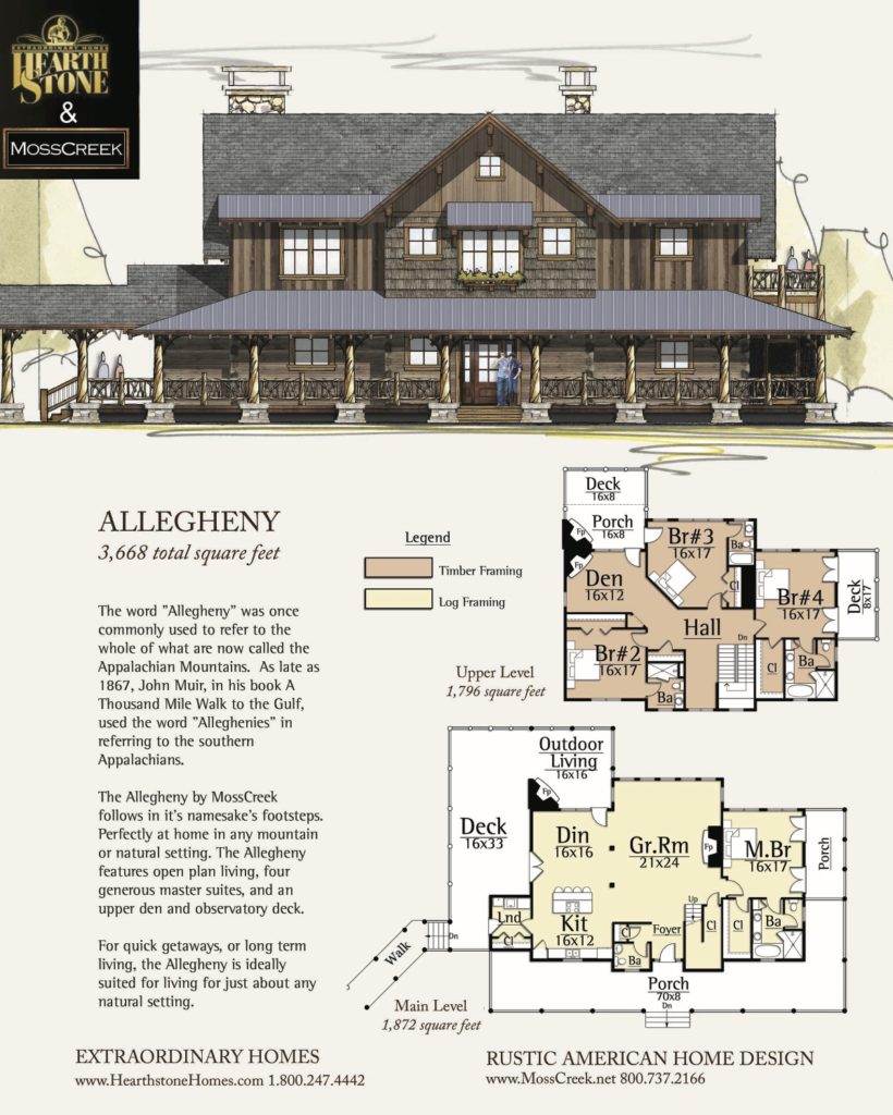 Allegheny 7 Plan Variations Mountain Construction