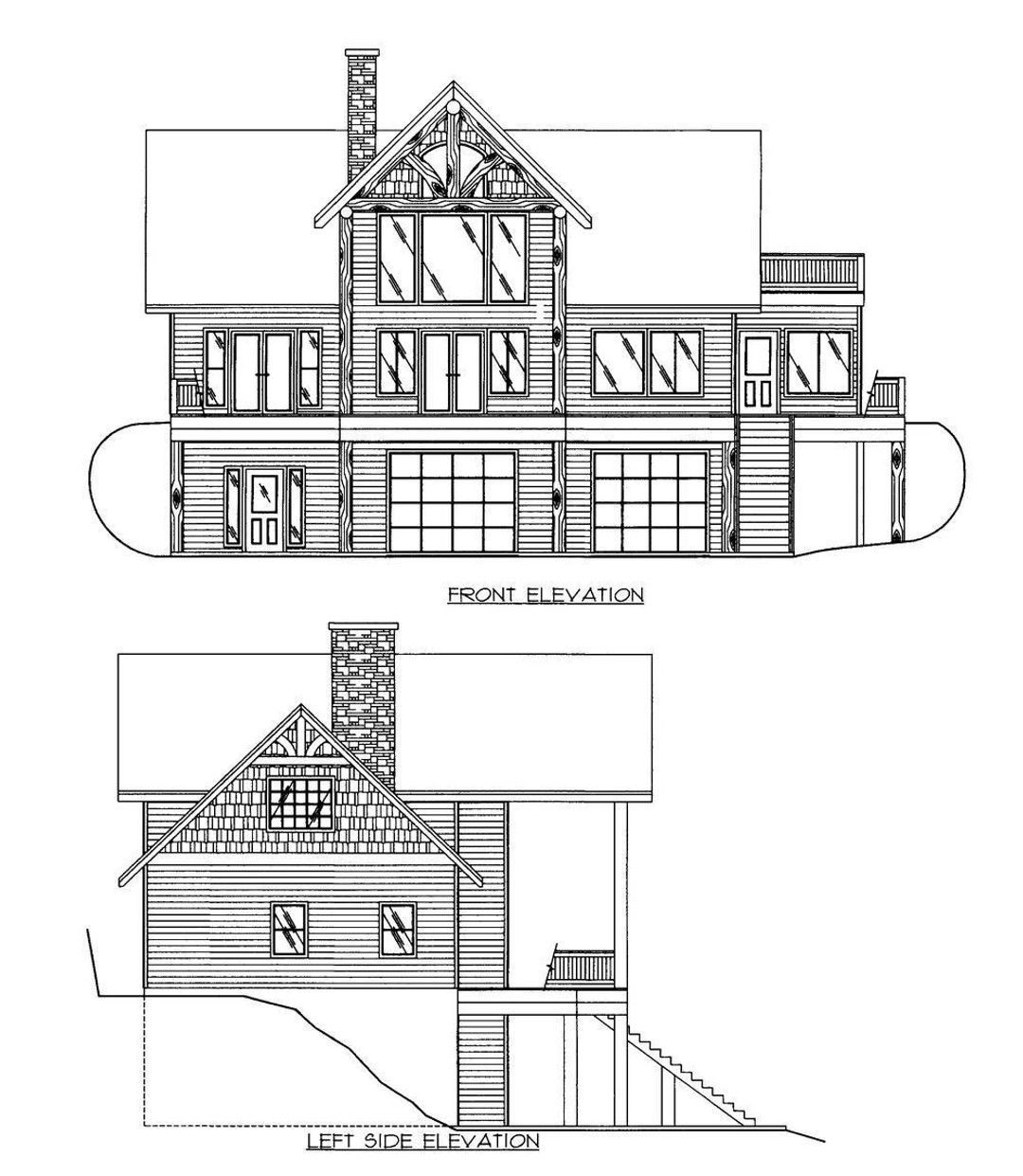 Copper Falls Mountain Home Plans from Mountain House Plans