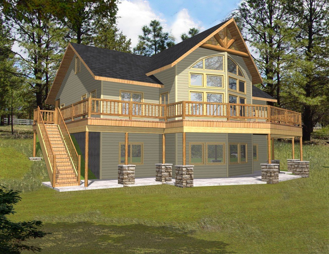 Huckleberry Way Mountain Home Plans from Mountain House Plans