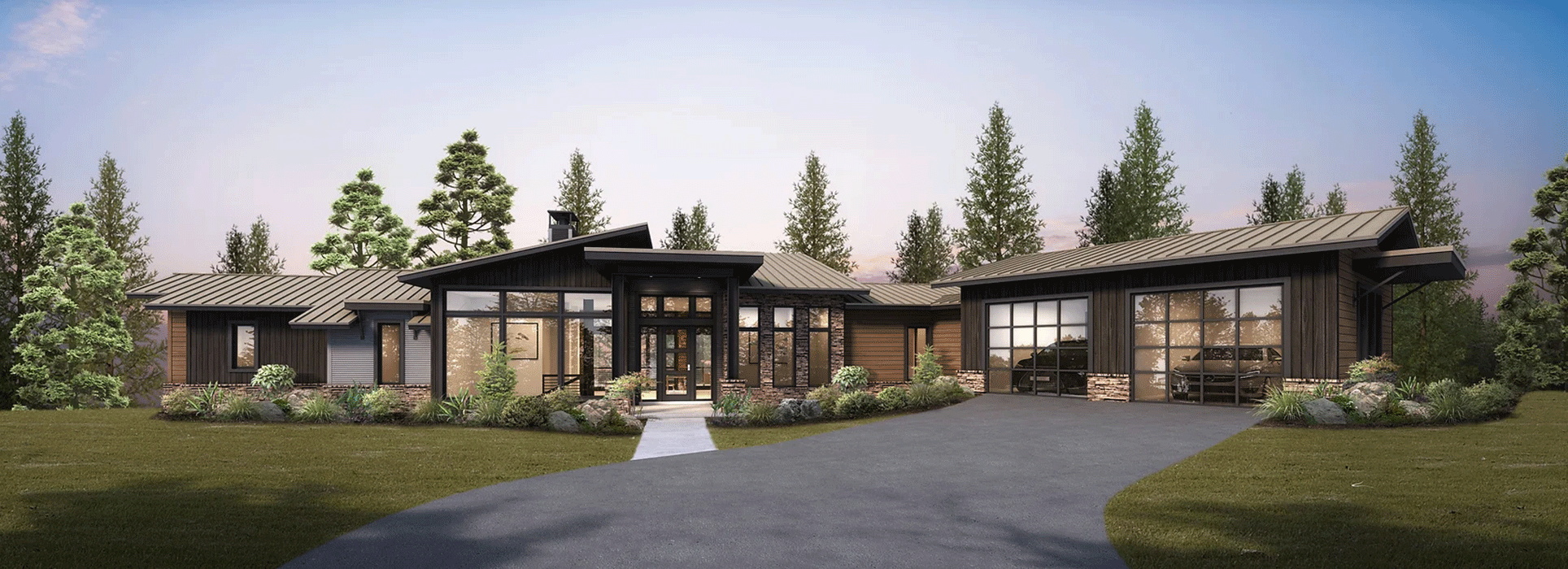 Madison River Mountain Home Plans from Mountain House Plans