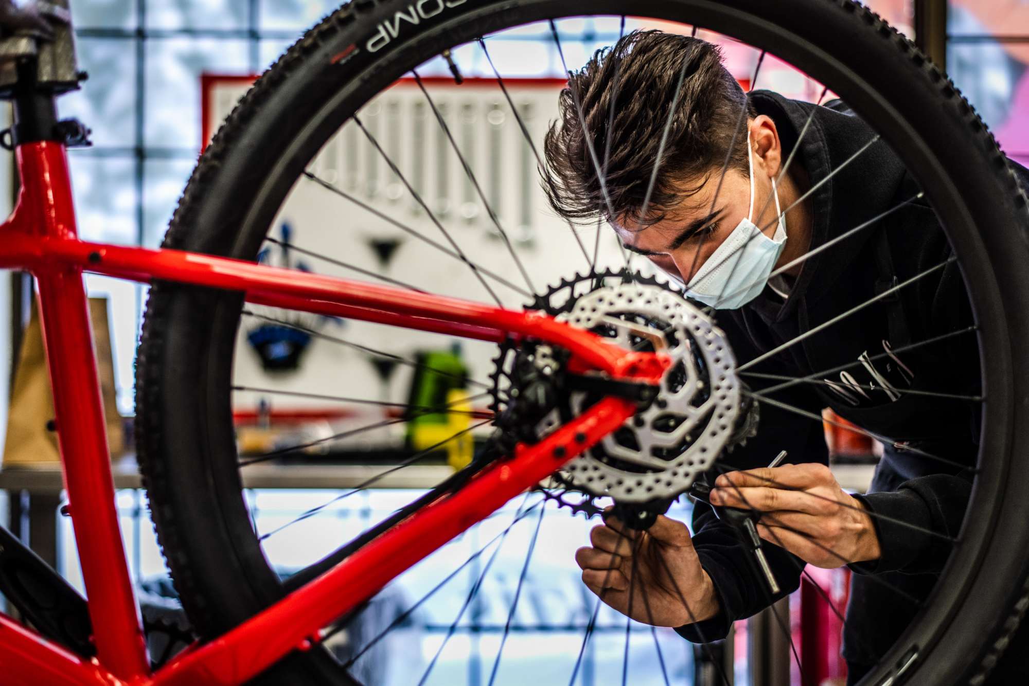 Skiis and Biikes Ready for Summer Rush Mountain Life