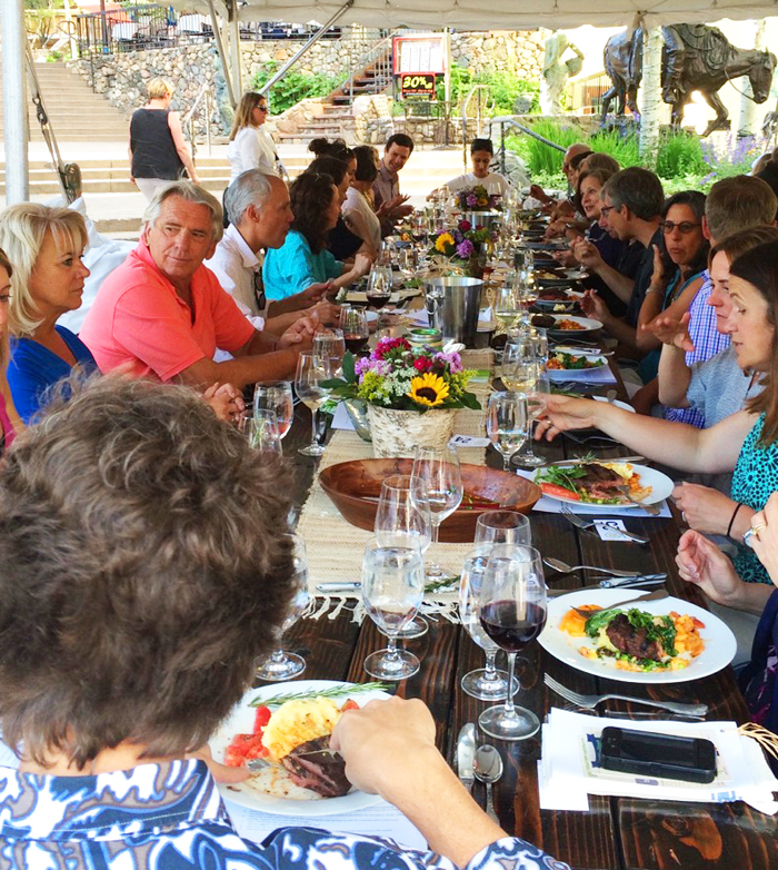 Vail Farmers' Market & Art Show FarmtoTable Dinner Series Mountain