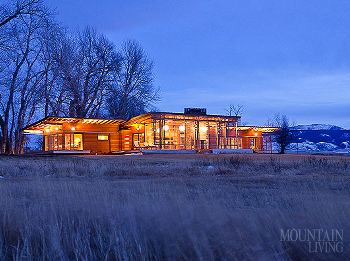 A Prefab Montana Home on the Cutting Edge Mountain Living