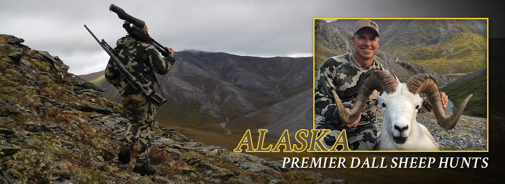 Guided Alaska Hunting & Fishing Mountain Monarchs of Alaska