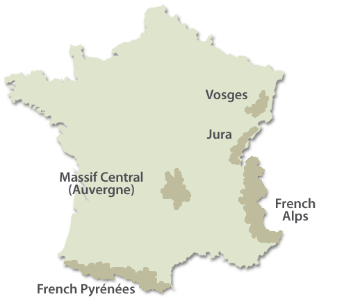 Mountains In France Map Ski Resort Reviews - Mountainpassions
